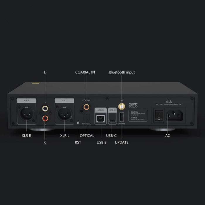 EverSolo DAC-Z8 Compact Digital to Analog Converter - Safe and Sound HQ