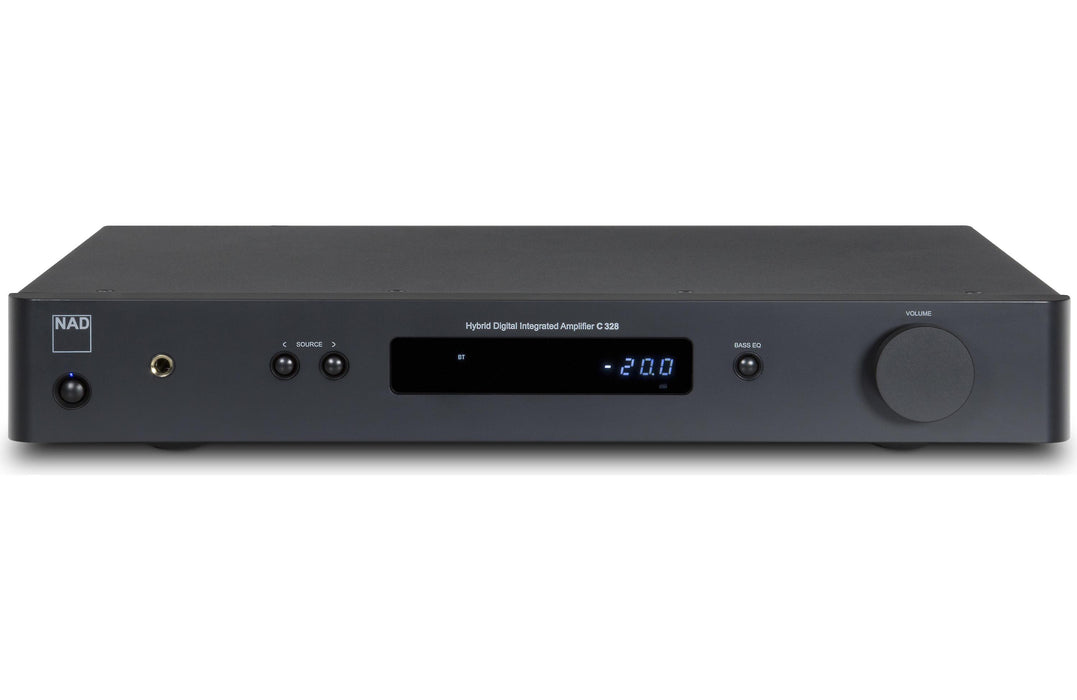 NAD Electronics C 328 Stereo Integrated Amplifier with built-in DAC and Bluetooth Factory Refurbished - Safe and Sound HQ