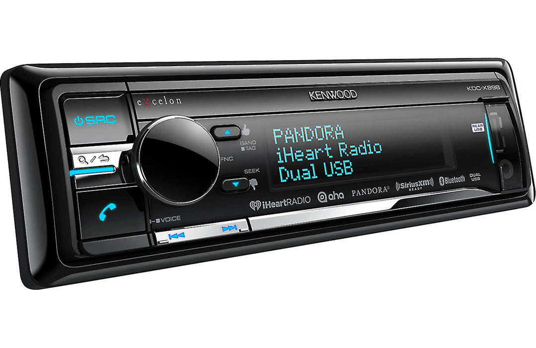 Kenwood Excelon KDC-X898 CD Receiver with Built-In Bluetooth - Safe and Sound HQ