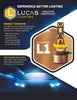 Lucas Lighting L1-9005/9006 L1 Series LED Headlight Bulb (Pair) - Safe and Sound HQ