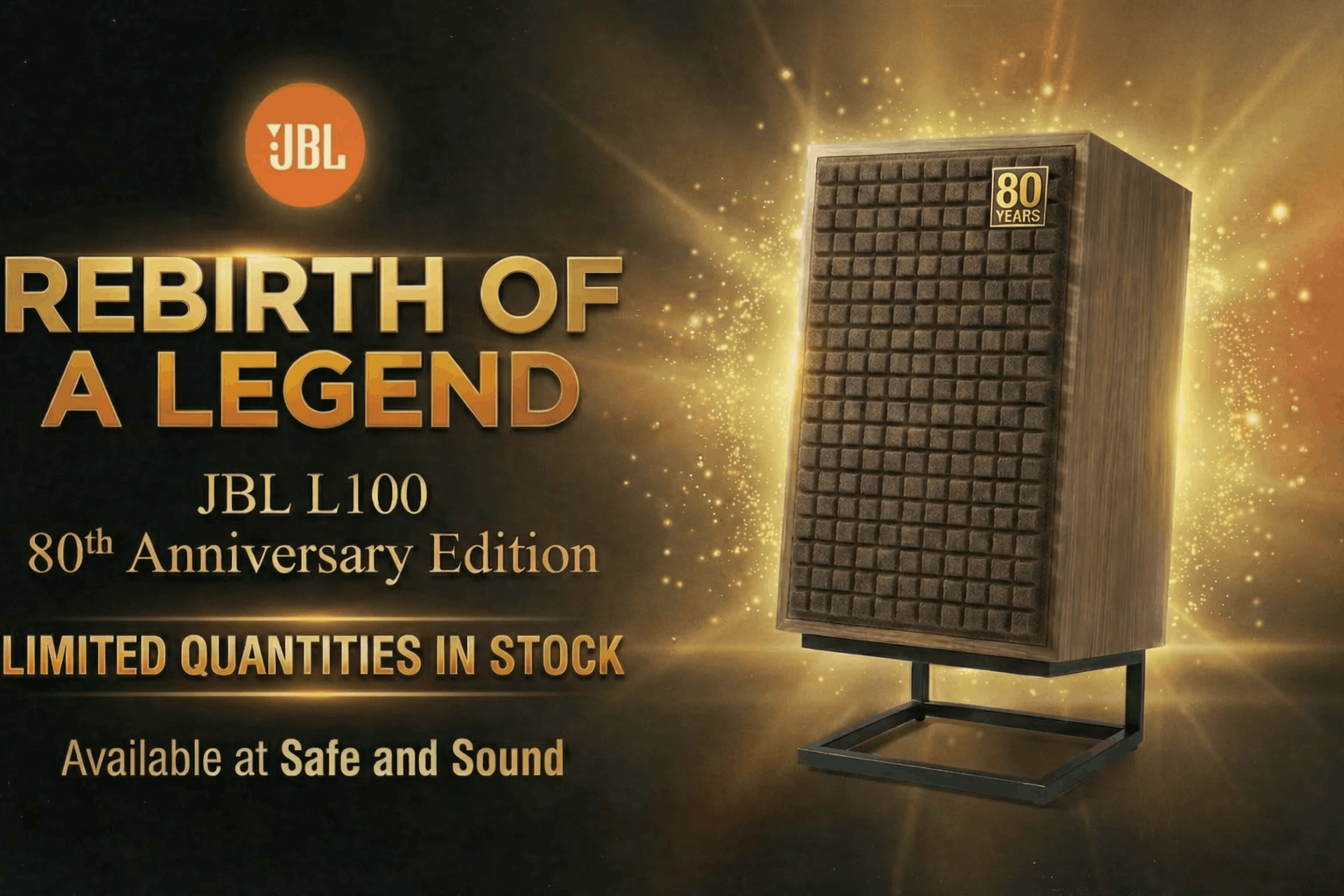 The Wait Is Over: JBL’s Legendary L100 80th Anniversary Edition Is Here