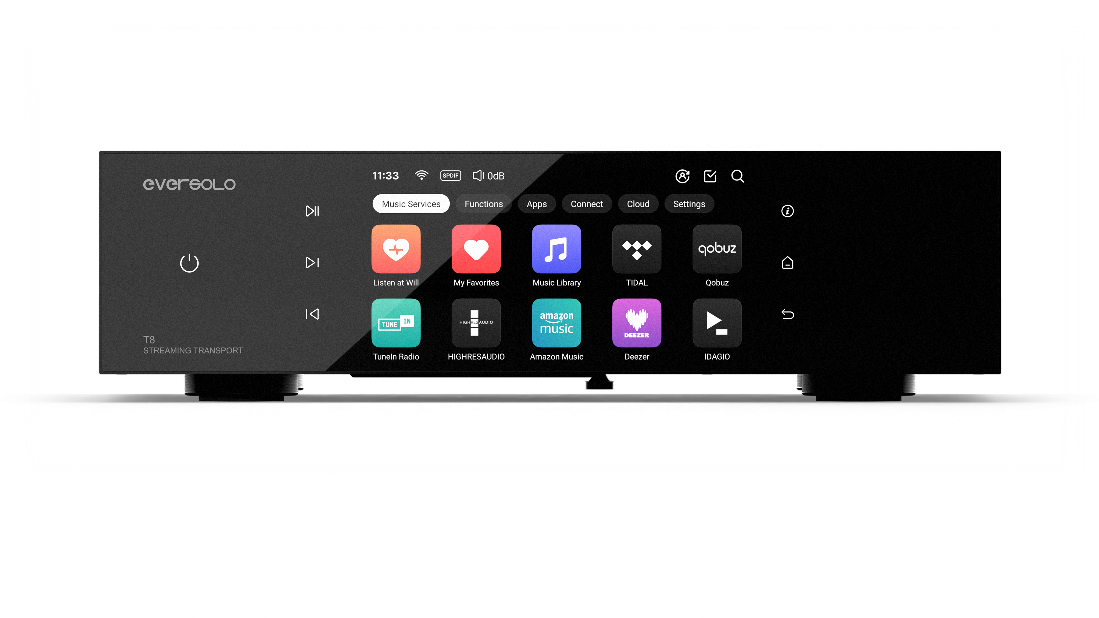 EverSolo DAC-Z10 Flagship DAC and Eversolo T8 Streaming Transport Bundle - Safe and Sound HQ