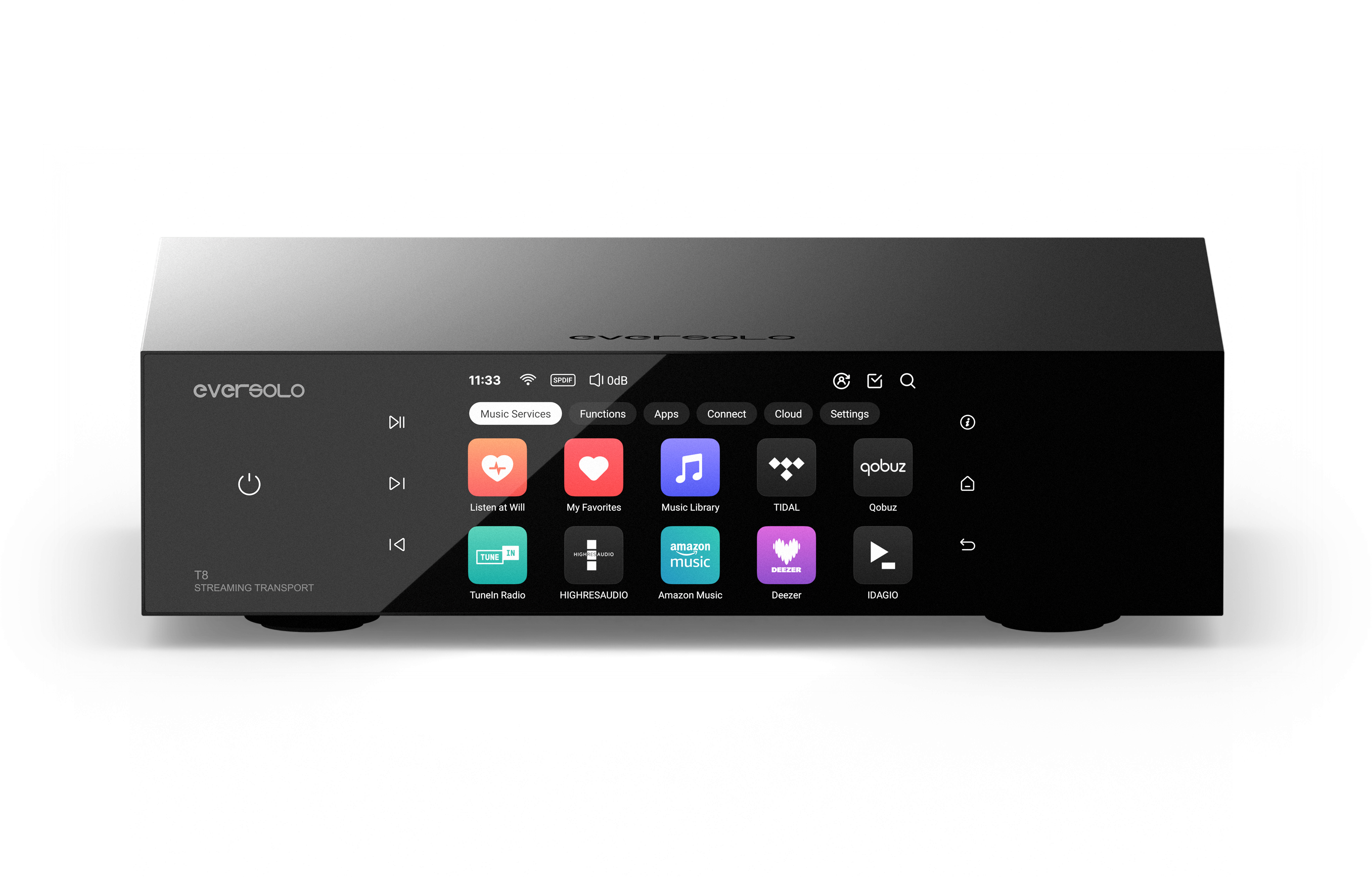 EverSolo DAC-Z10 Flagship DAC and Eversolo T8 Streaming Transport Bundle - Safe and Sound HQ