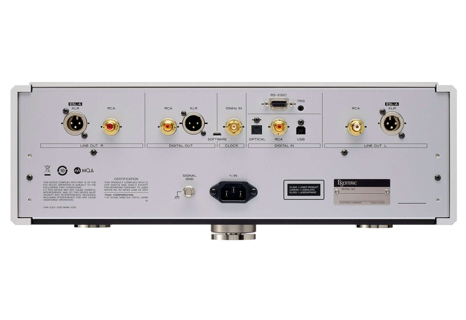 Esoteric K-01XD SE K Series VRDS-ATLAS SACD transport mechanism and the Master Sound Discrete DAC - Safe and Sound HQ