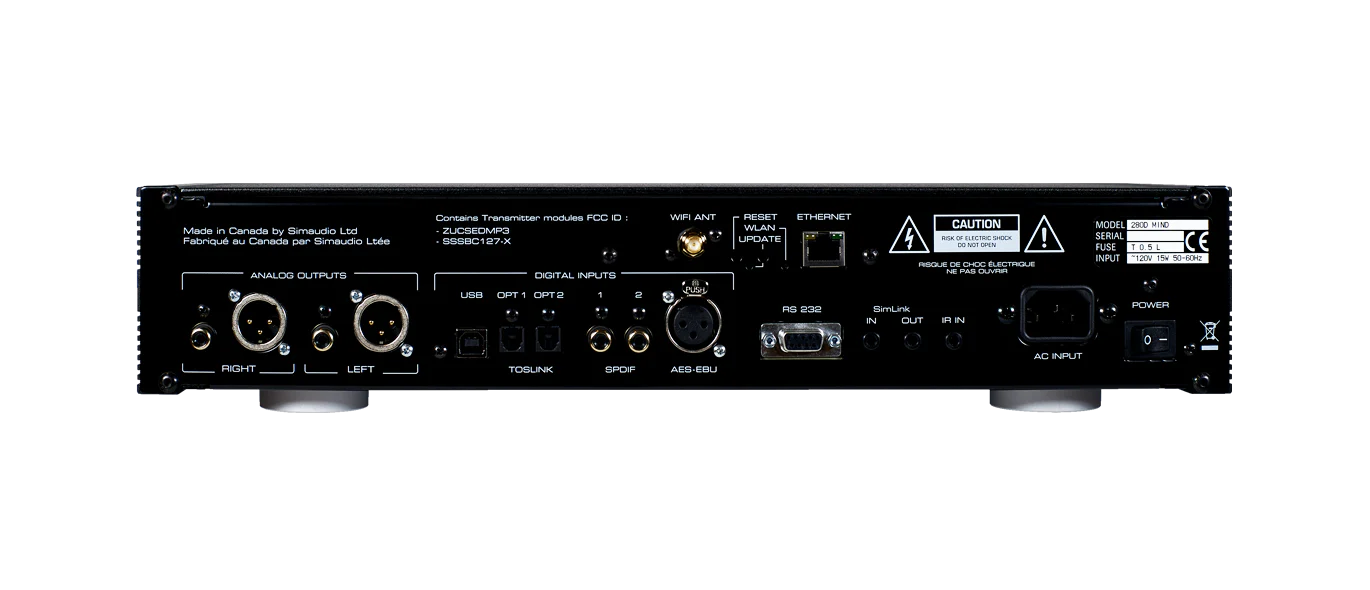 Simaudio Neo 280D Streaming DSD DAC - Safe and Sound HQ