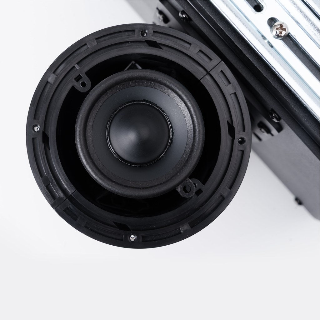 Martin Logan Variable Aperture Full Range In-Ceiling 2-Way Speaker with Dual 5.5" Woofers close-up of woofer