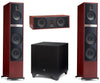 Martin Logan Motion 60XTi Floorstanding Speakers Pair with Motion 50XTi Center Speaker and Dynamo 1100X Powered 12" Subwoofer Bundle