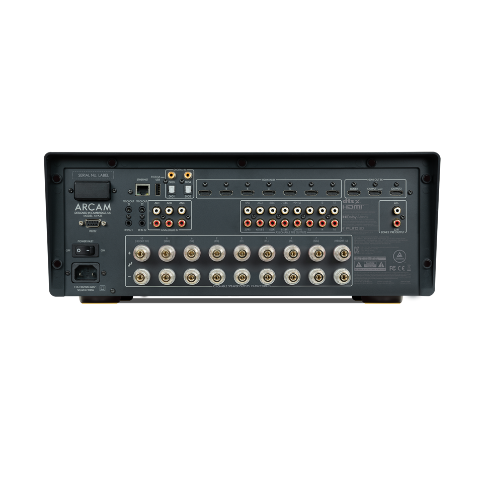 Arcam AVA35 9 Channel Class G A/V Receiver with Dirac Live and 16 Channel Processing