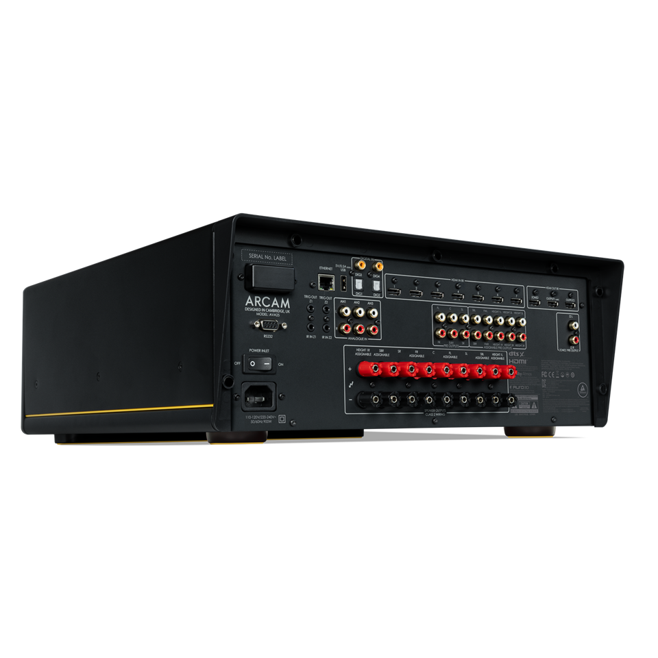 Arcam AVA25 9 Channel Class AB A/V Receiver with Dirac Live and 16 Channel Processing