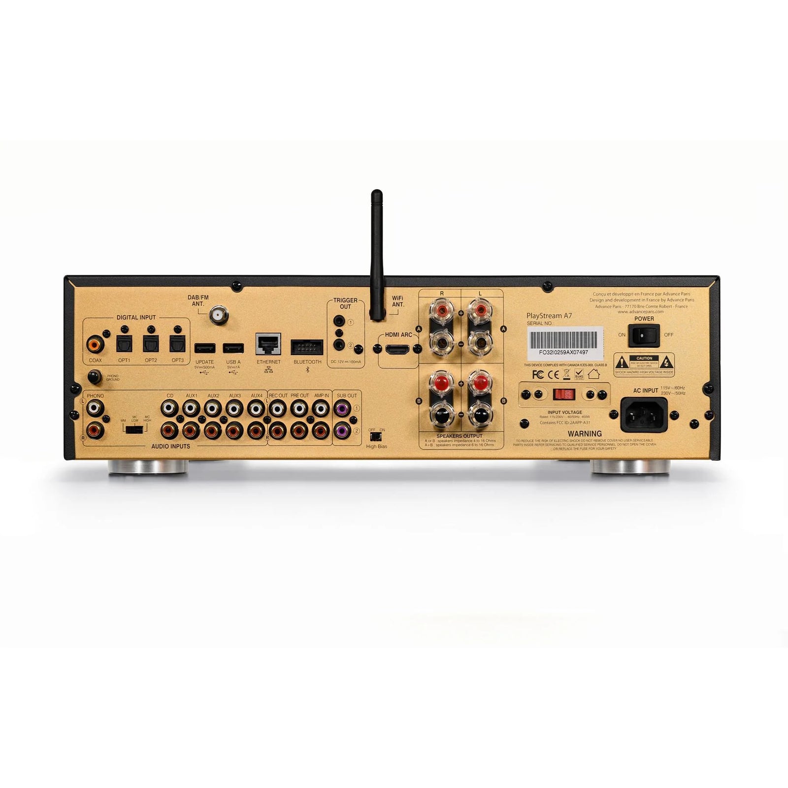 Advance Paris Playstream A7 Streaming Integrated Amplifier