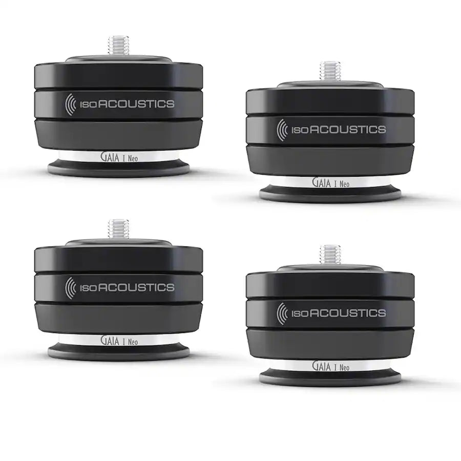 Isoacoustics Gaia I Neo Isolation Feet (4 Pack) - Safe and Sound HQ