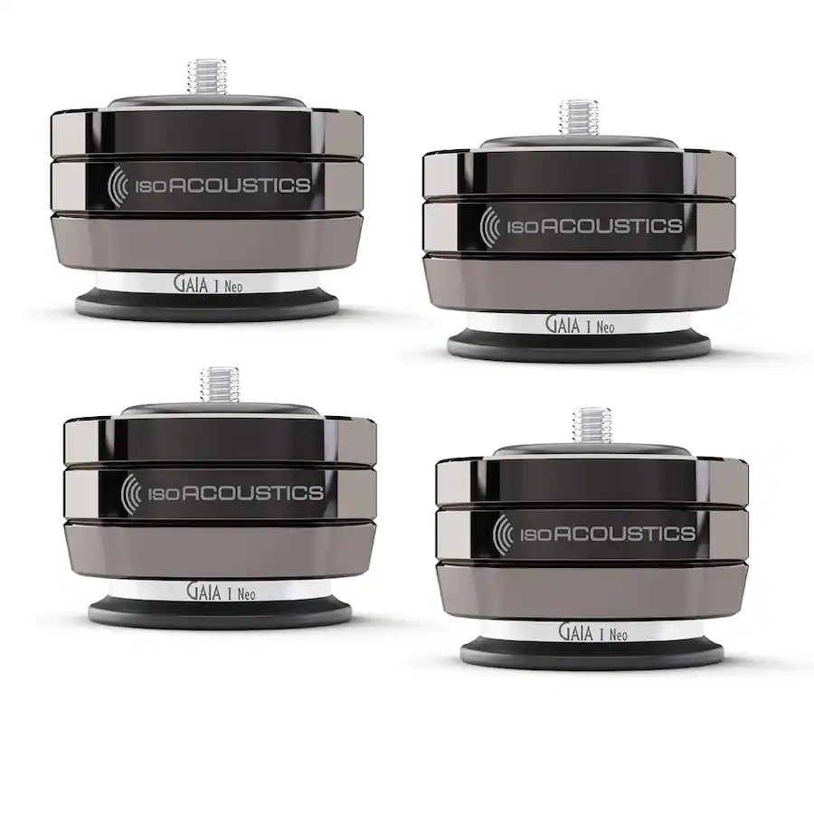 Isoacoustics Gaia I Neo Isolation Feet (4 Pack) - Safe and Sound HQ