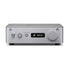 Yamaha WXA-70A Compact Streaming Amplifier in silver, front view showcasing controls and display for music streaming.