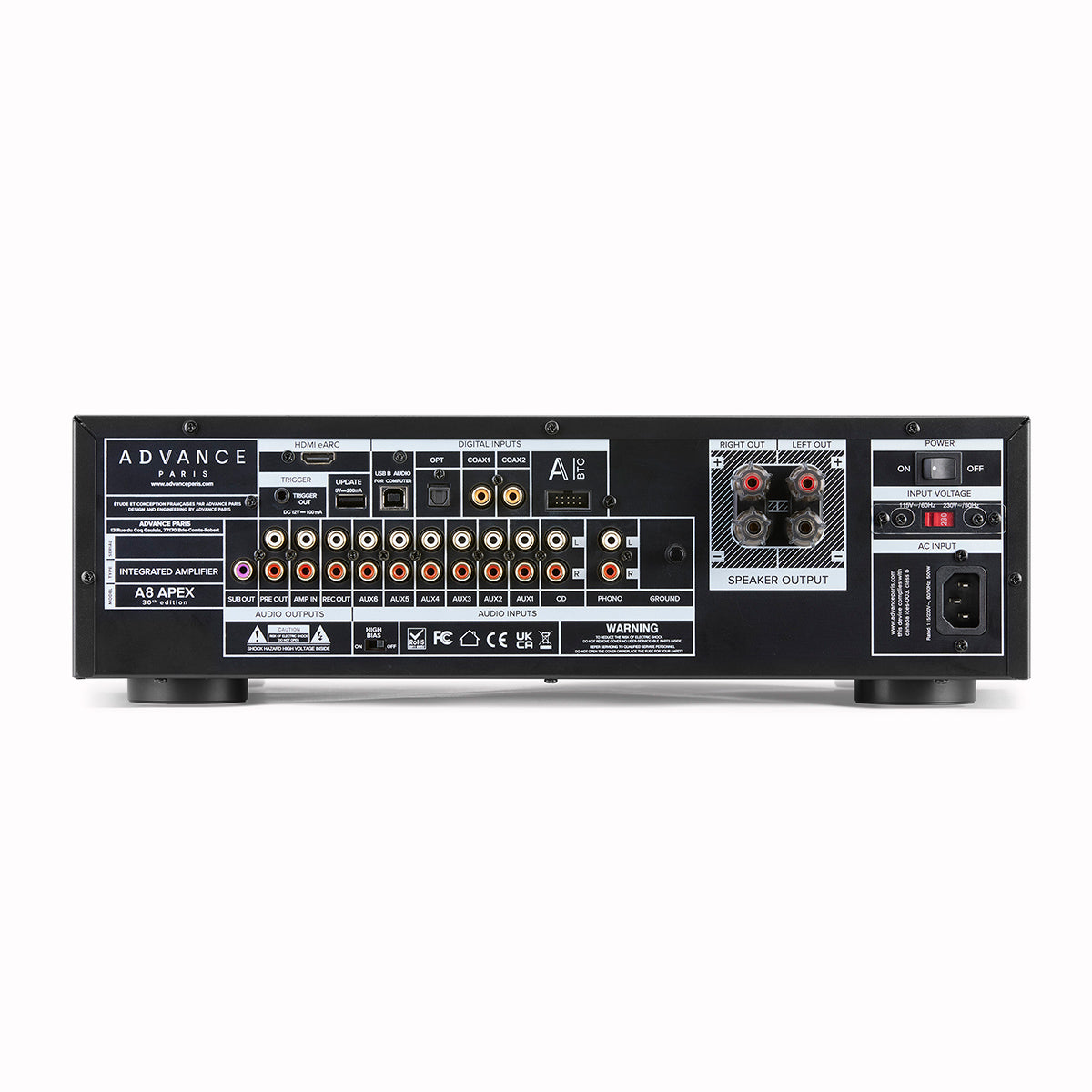 Advance Paris A8 APEX Hybrid Tube and Solid State Integrated Amplifier - Safe and Sound HQ