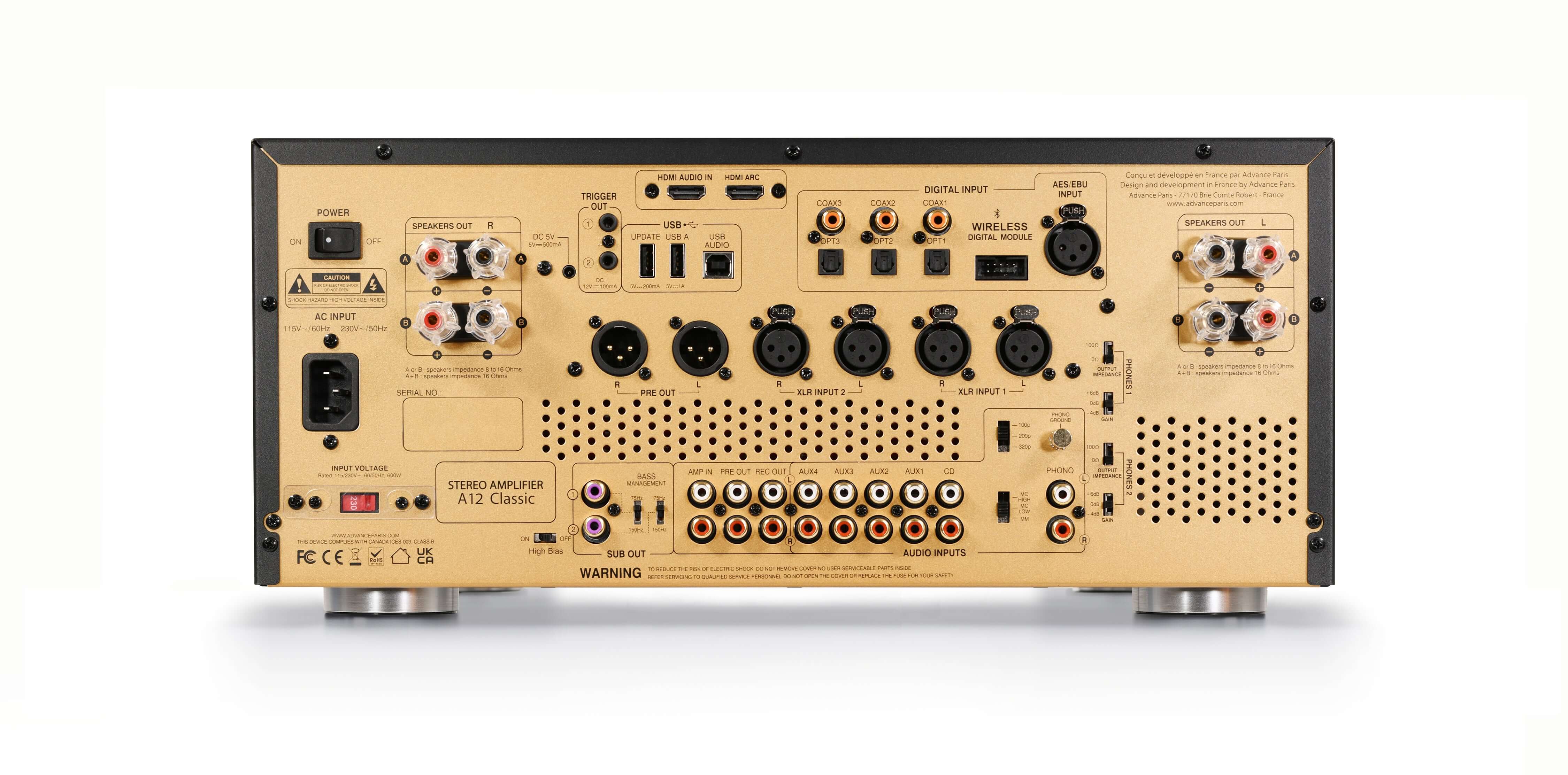 Advance Paris A12 Classic Integrated Amplifier - Safe and Sound HQ