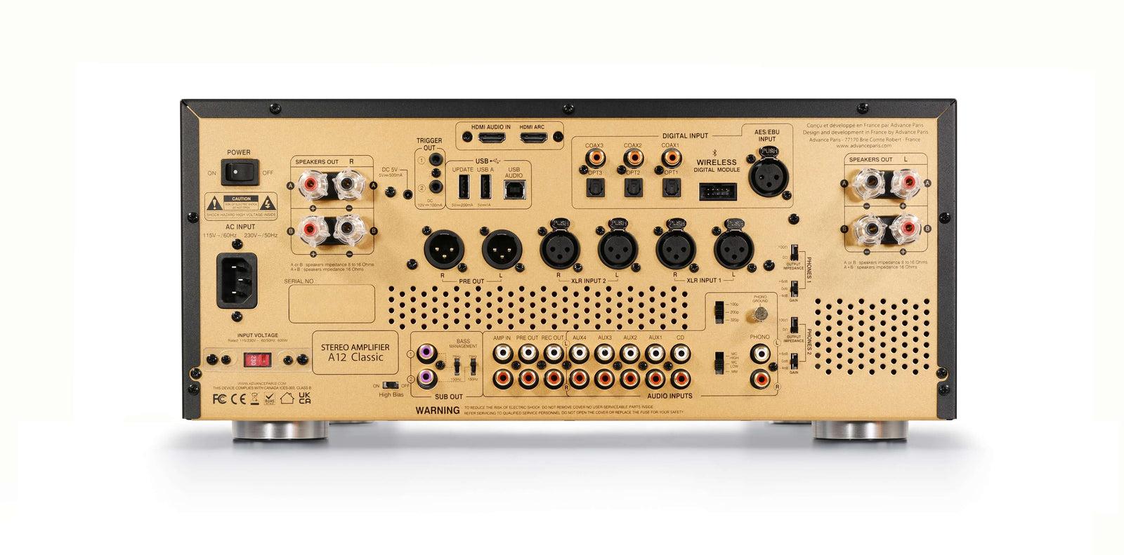 Advance Paris A12 Classic Integrated Amplifier - Safe and Sound HQ