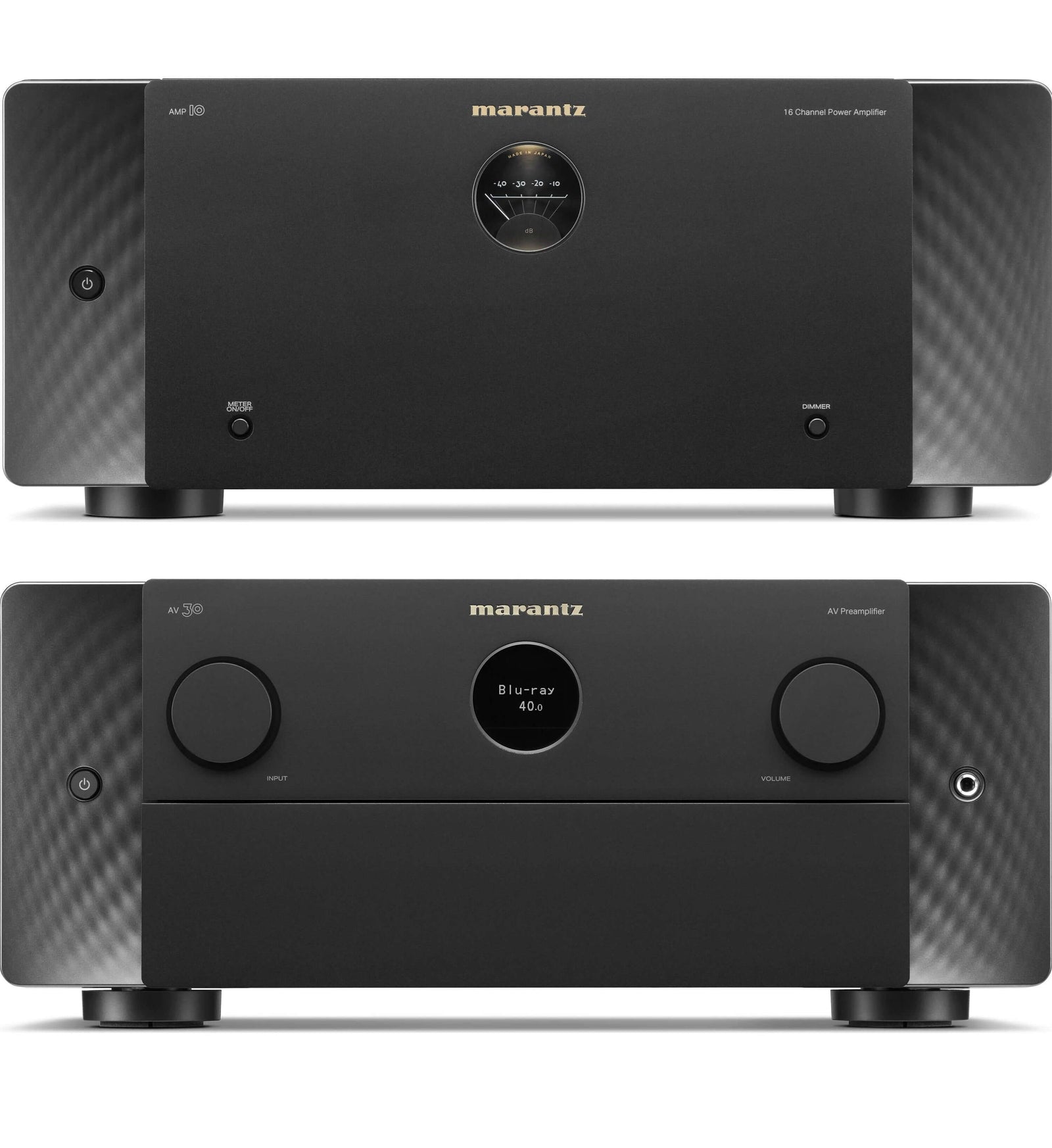 Marantz AV 30 11.4 Channel AV Preamplifier and Marantz AMP 10 16 Channel Power Amplifier Bundle - Safe and Sound HQ