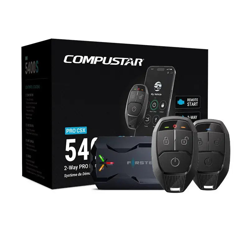 Compustar CSXP5400-S PRO All-in-One 2-Way Remote Start Bundle - Safe and Sound HQ