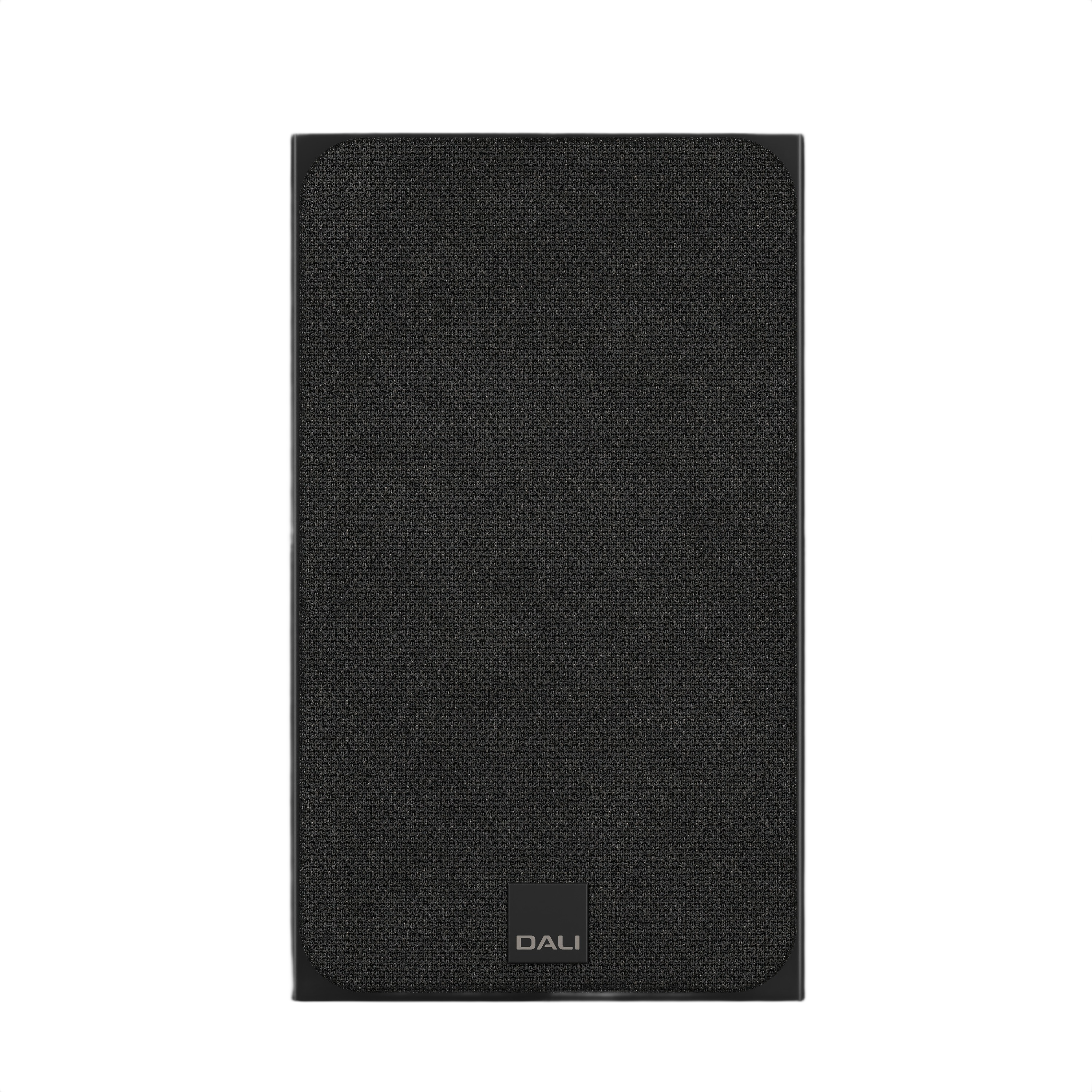 Dali Sonik 1 Ultra-Compact Bookshelf Speaker (Pair) front view showcasing its sleek design and fabric grille.