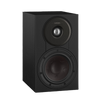 Dali Sonik 1 Ultra-Compact Bookshelf Speaker (Pair) in a sleek black finish, showcasing advanced audio technology.