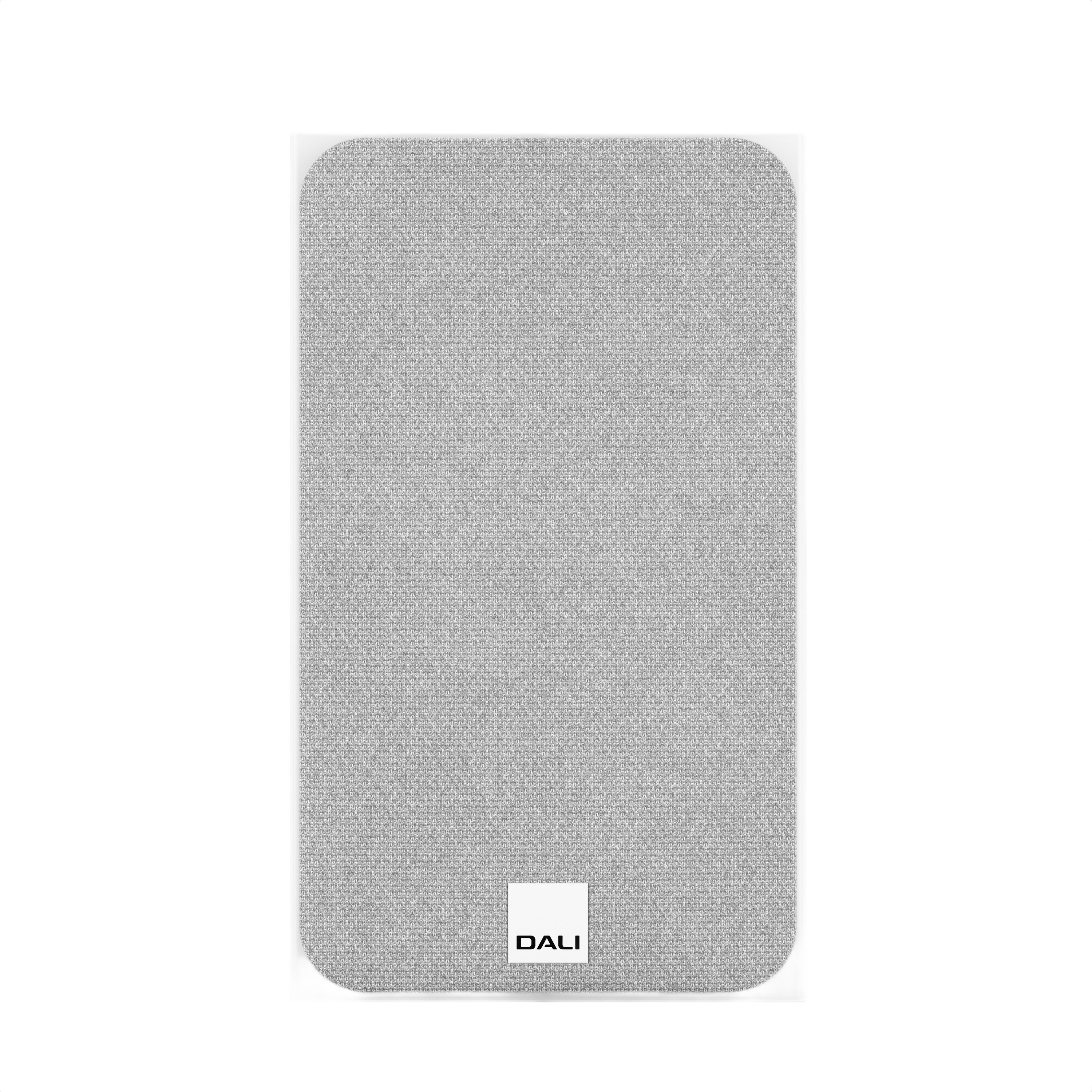 Dali Sonik 1 Ultra-Compact Bookshelf Speaker (Pair) front view showcasing modern design and fabric finish.