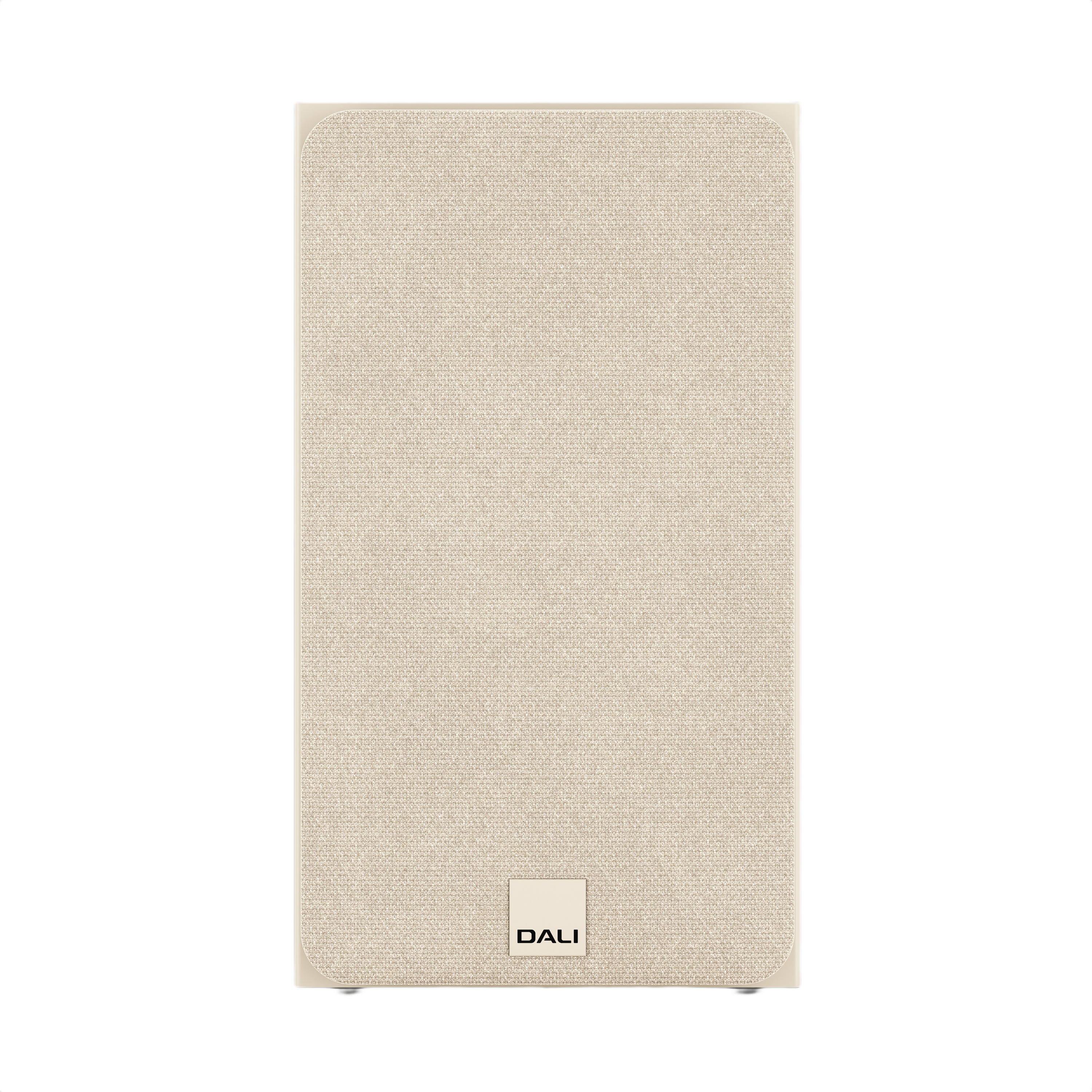 Dali Sonik 3 Compact Bookshelf Speaker (Pair) in beige fabric finish for immersive sound quality.