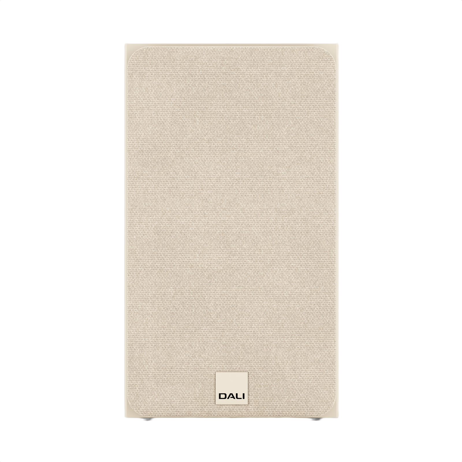 Dali Sonik 3 Compact Bookshelf Speaker (Pair) in beige fabric finish for immersive sound quality.