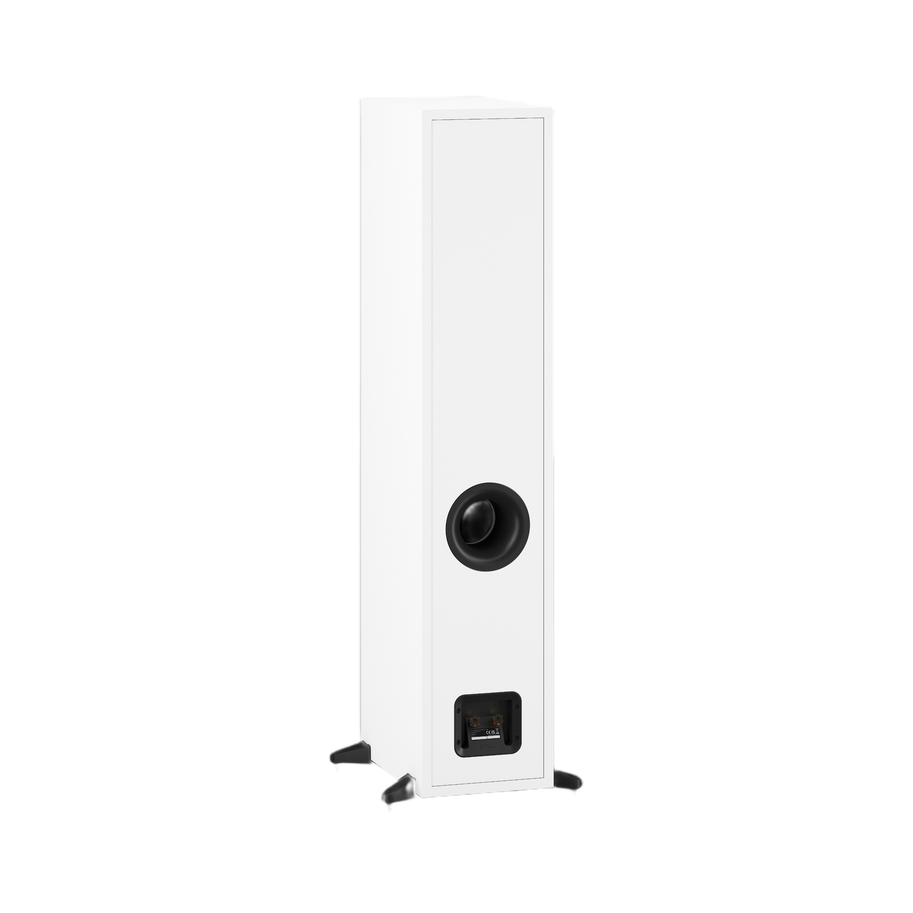 Dali Sonik 7 Floorstanding Loudspeaker (Each) in white finish, showcasing sleek design and powerful audio performance.