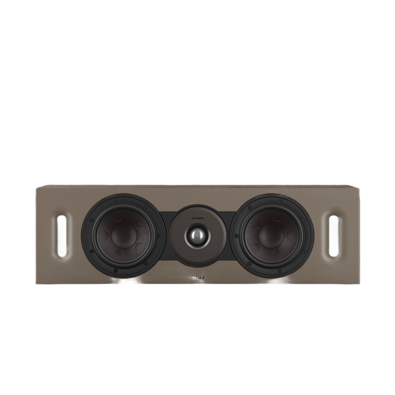 Dali Sonik Cinema LCR Speaker (Each) showcasing dual 5¼ inch SMC™ Clarity Cone™ woofers and ultra-light tweeter.