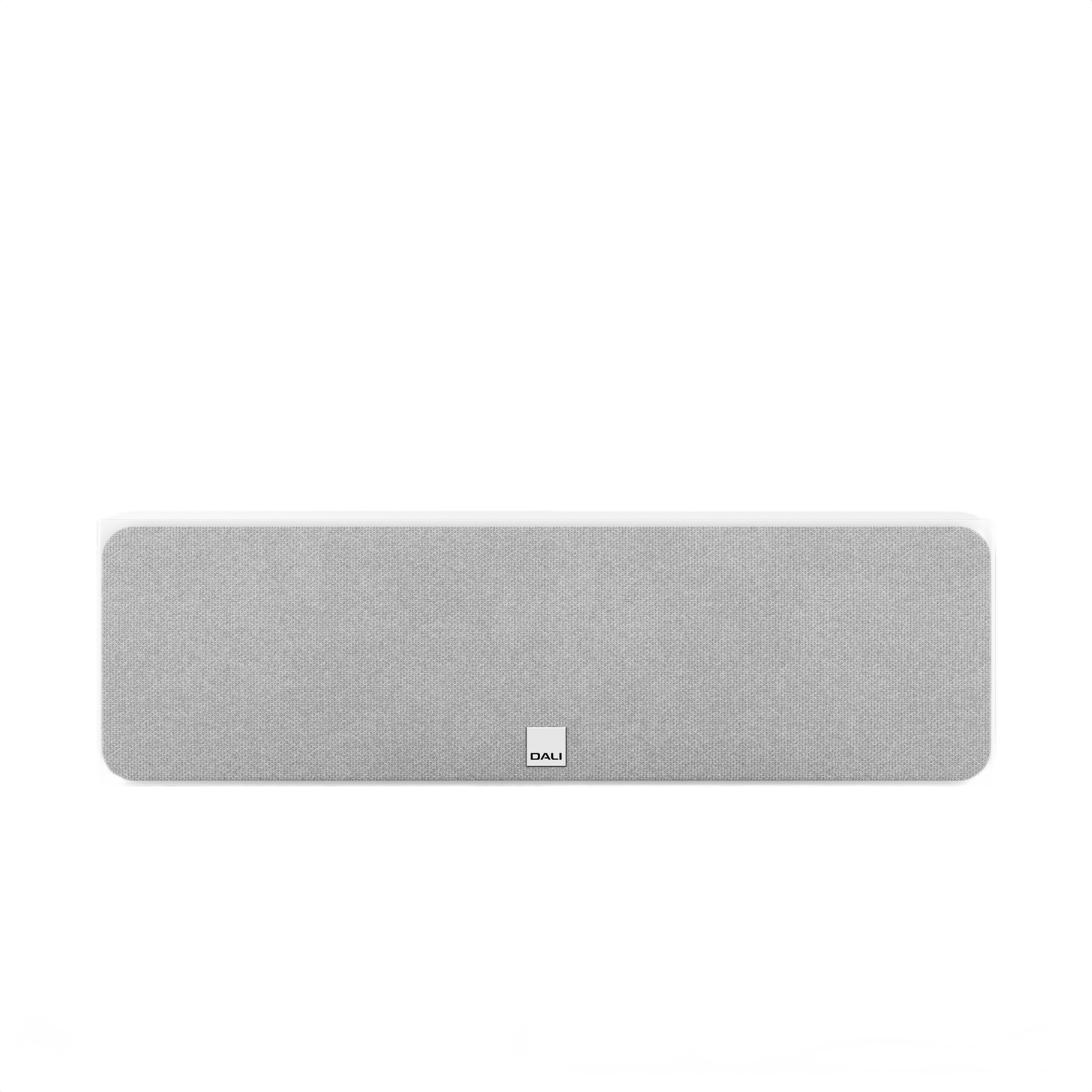 Dali Sonik Cinema LCR Speaker (Each) front view with grey fabric grille and sleek design for home theatre immersion.