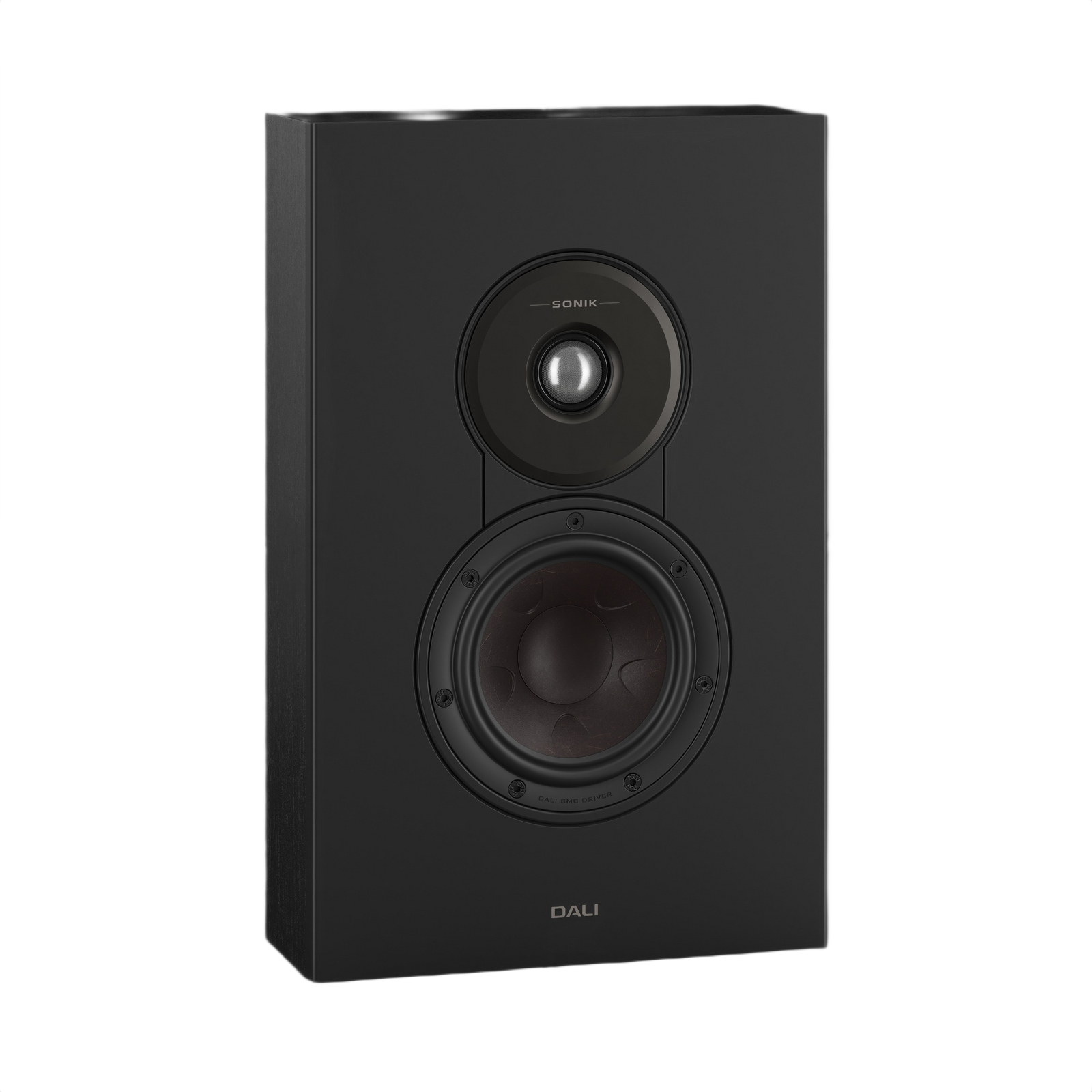 Dali Sonik On-Wall Slim On-Wall Speaker (Each) showcasing its sleek design and powerful sound features.