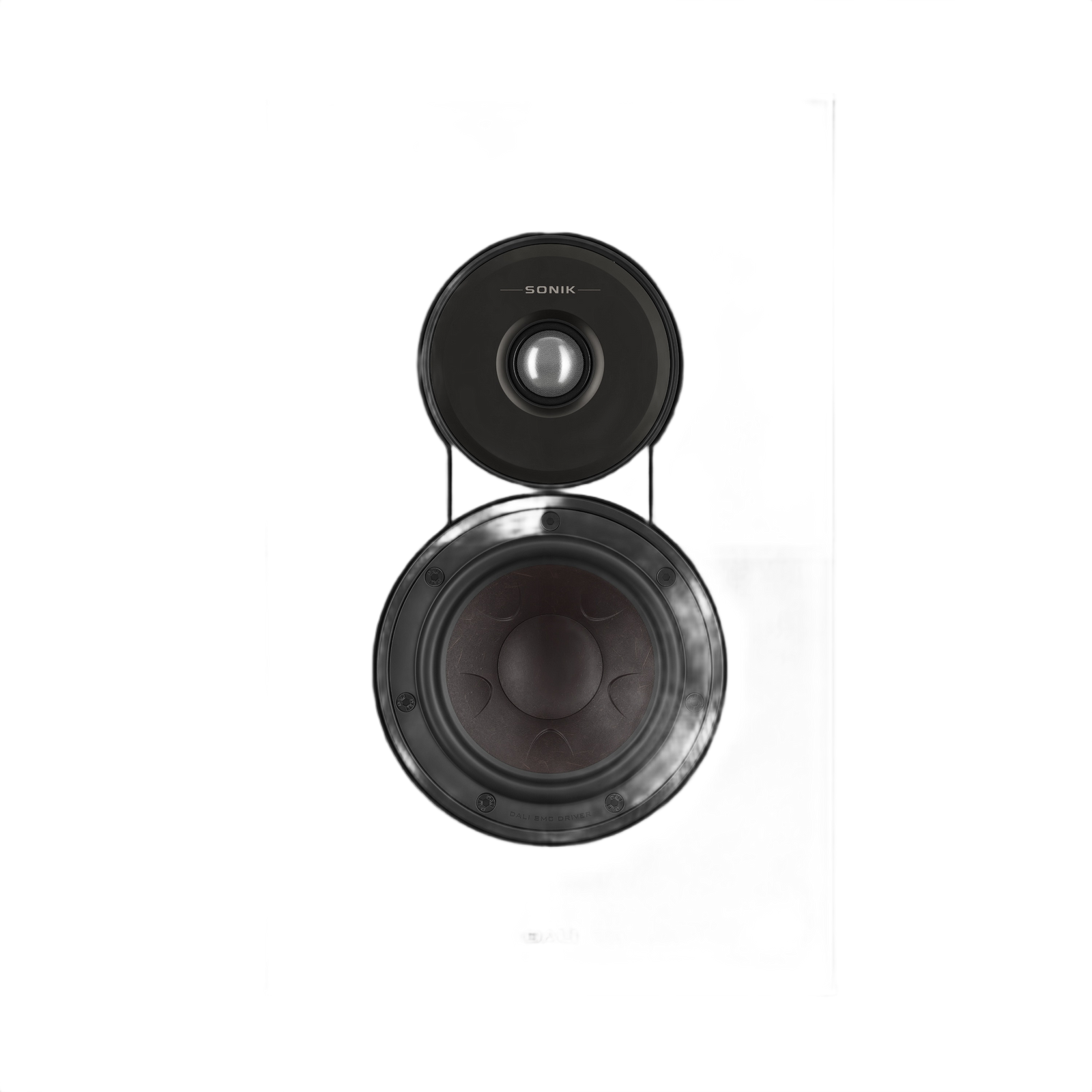 Dali Sonik On-Wall Slim On-Wall Speaker (Each) black on-wall design with tweeter and woofer for immersive sound
