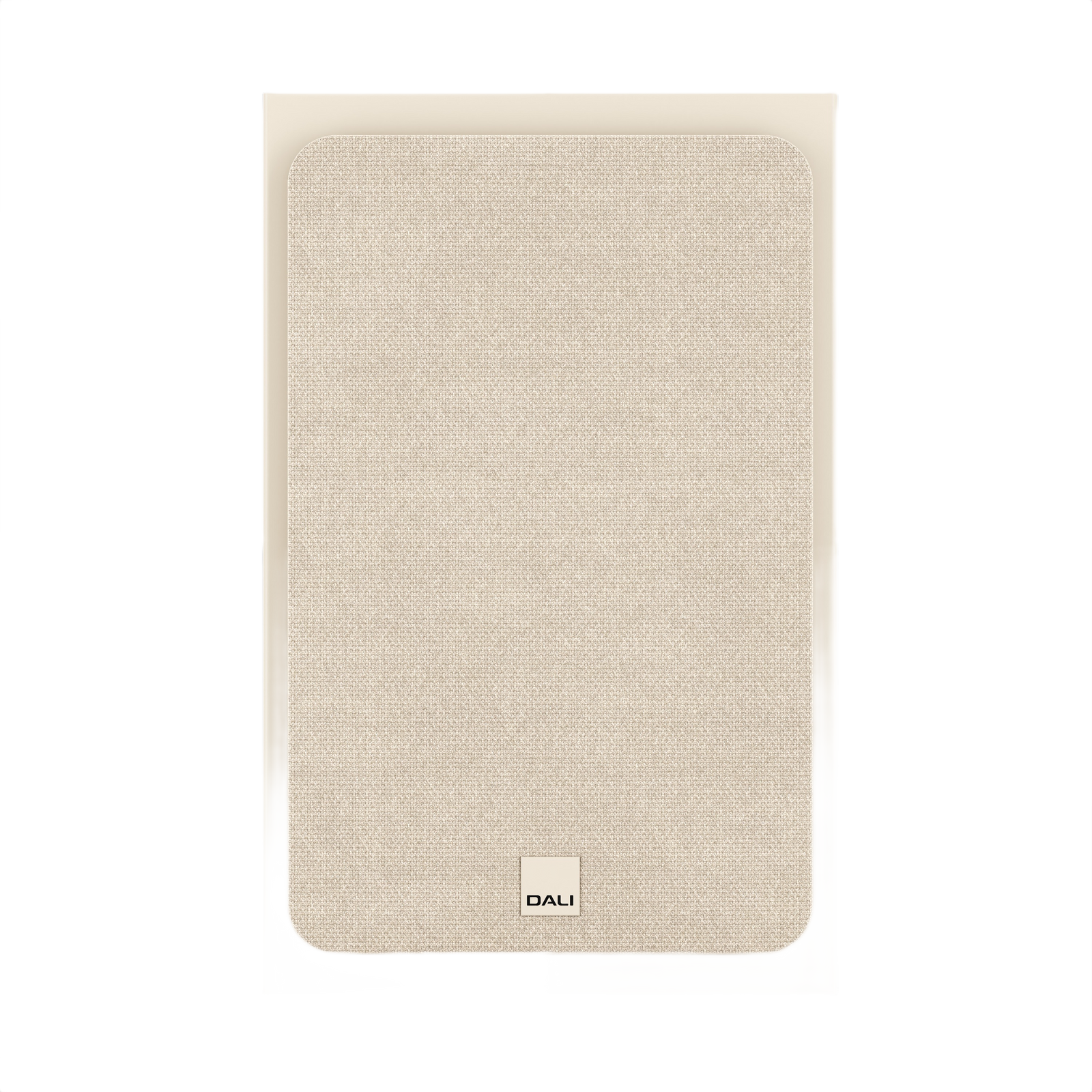 Dali Sonik On-Wall Slim On-Wall Speaker (Each) in a sleek, beige design for immersive audio experience.