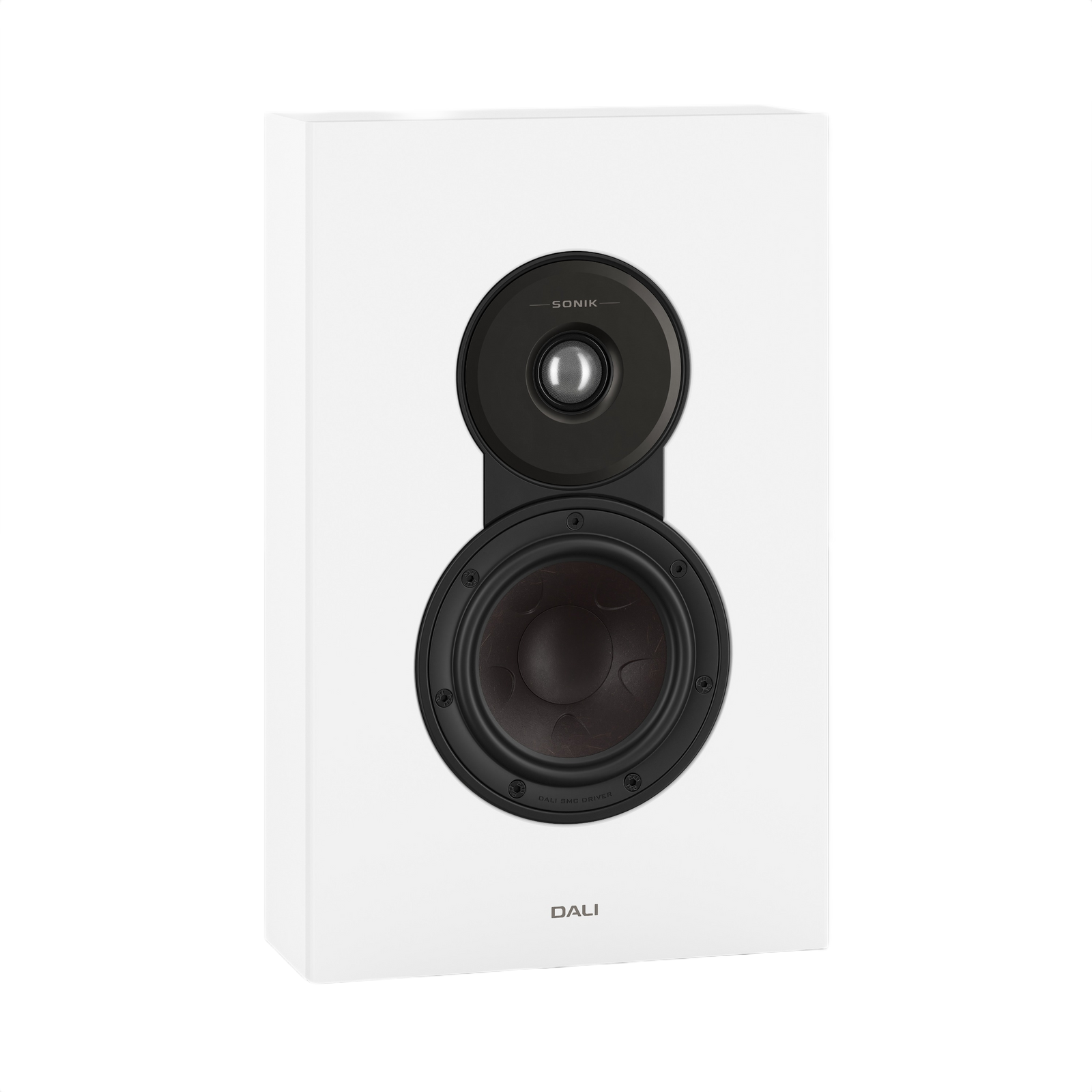 Dali Sonik On-Wall Slim On-Wall Speaker (Each) showcasing its sleek design and powerful audio features.