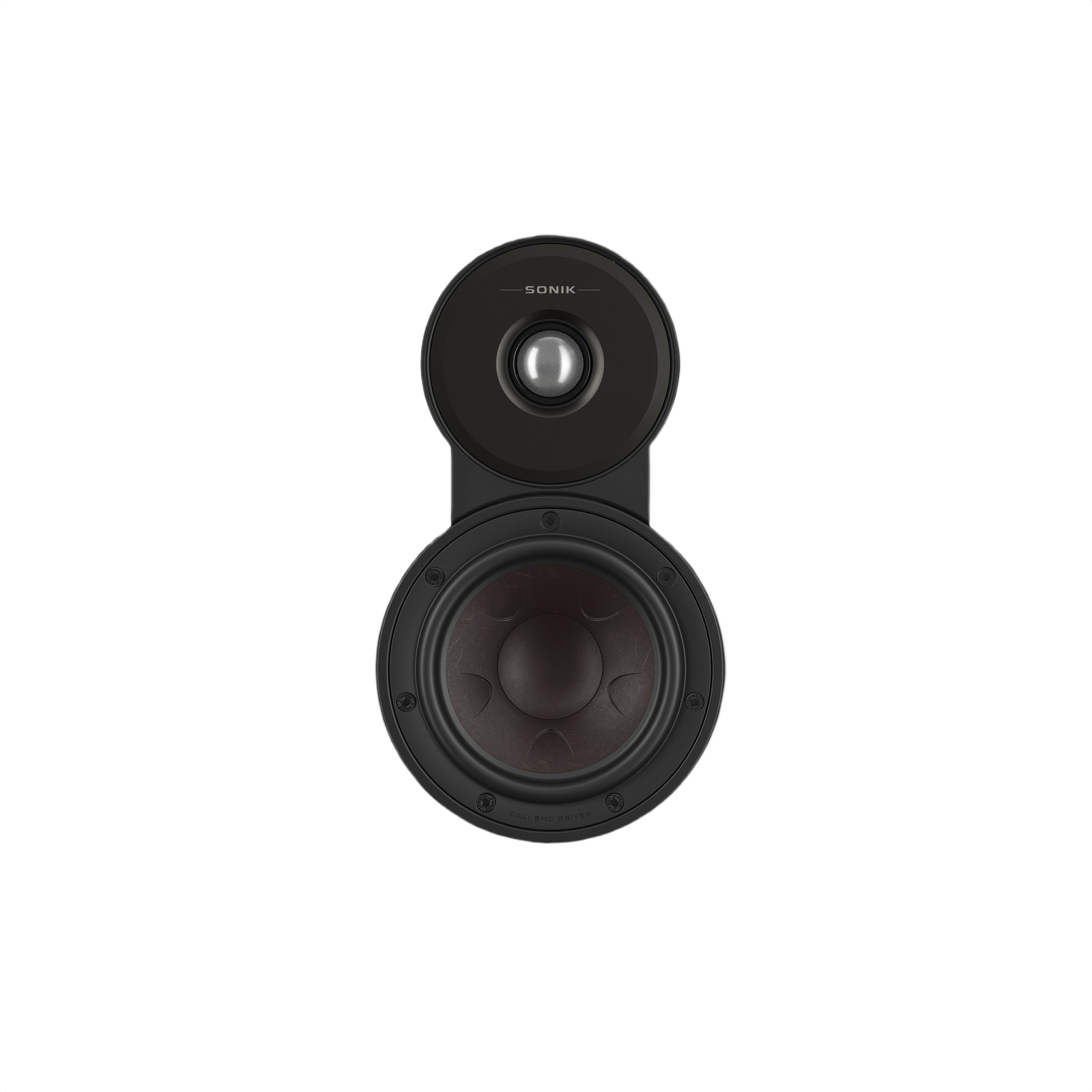 Dali Sonik On-Wall Slim On-Wall Speaker (Each) front view showcasing the tweeter and woofer.