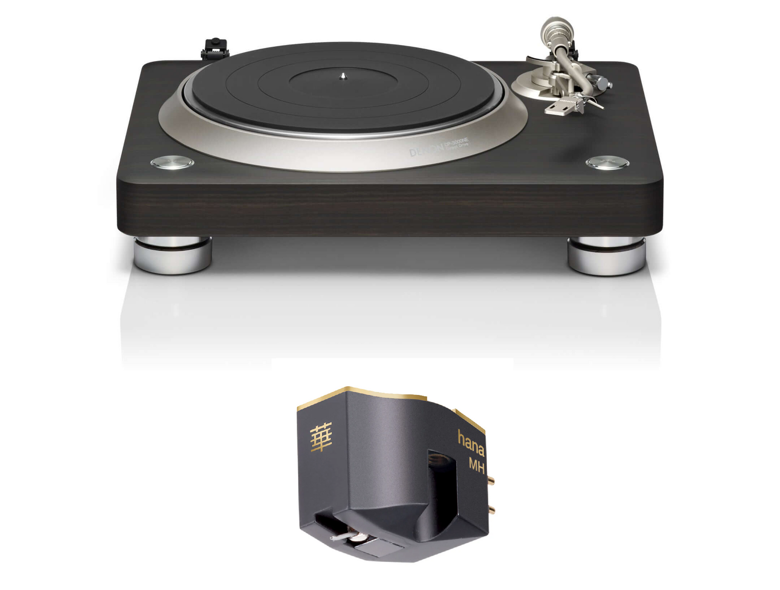 Denon DP-3000NE Premium Direct Drive Hi-Fi Turntable with Pre-Installed Phono Cartridge - Safe and Sound HQ