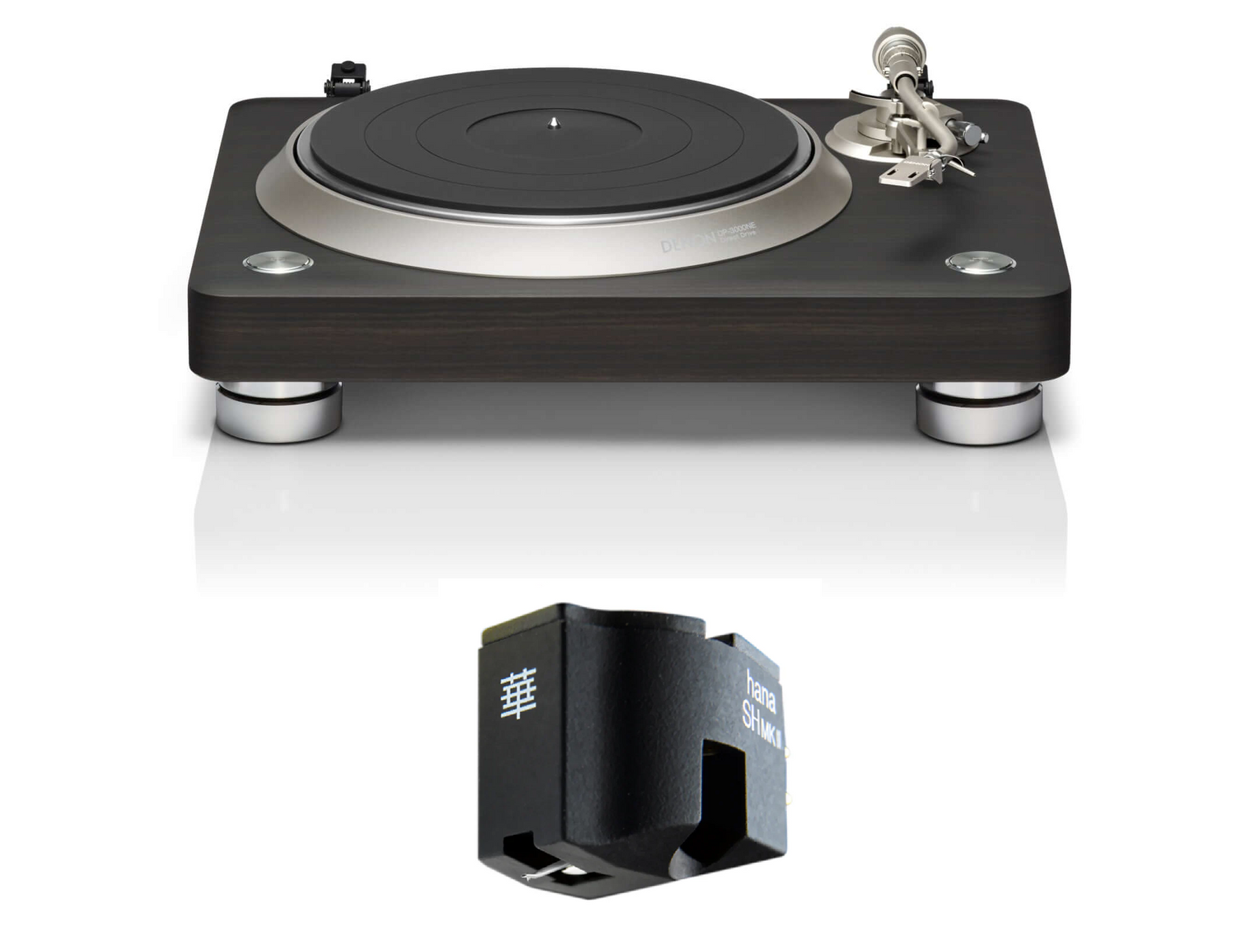 Denon DP-3000NE Premium Direct Drive Hi-Fi Turntable with Pre-Installed Phono Cartridge - Safe and Sound HQ