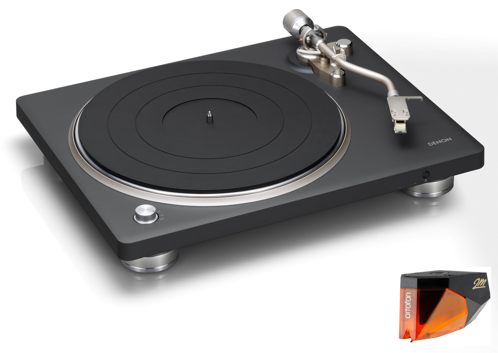 Denon DP-500BT Premium Hi-fi Bluetooth Turntable with Pre-Installed Ortofon Phono Cartridge - Safe and Sound HQ