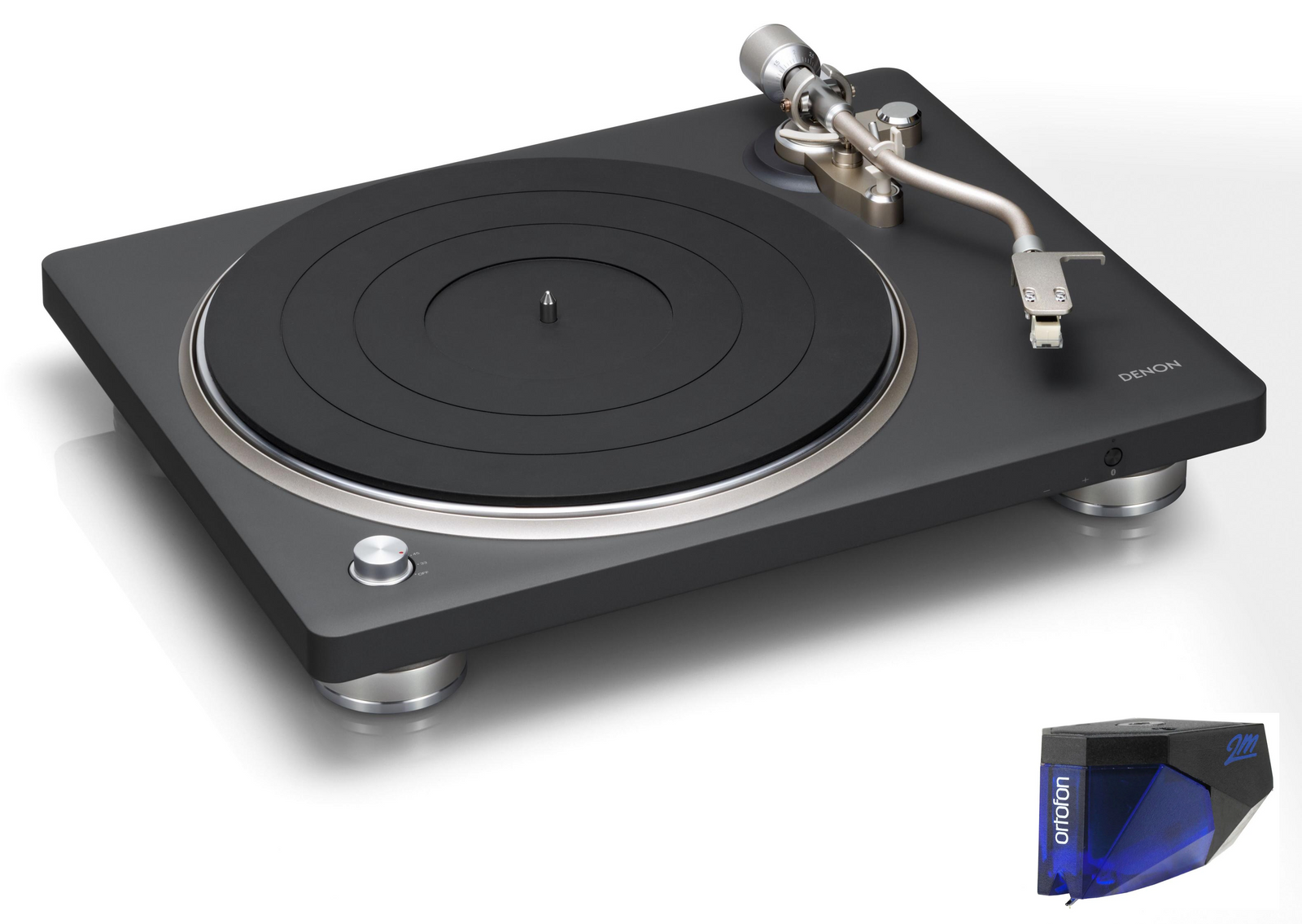 Denon DP-500BT Premium Hi-fi Bluetooth Turntable with Pre-Installed Ortofon Phono Cartridge - Safe and Sound HQ