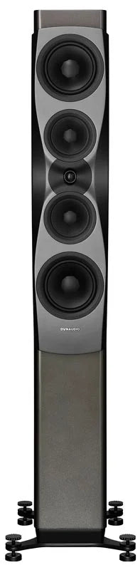 Dynaudio Confidence 50 Floorstanding Speaker (Pair) featuring three drivers and sleek design for exceptional sound quality.
