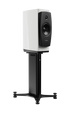 Dynaudio Confidence 20A Active Reference Stand-mount Bookshelf Monitor Speaker (Pair) in white finish on black stand