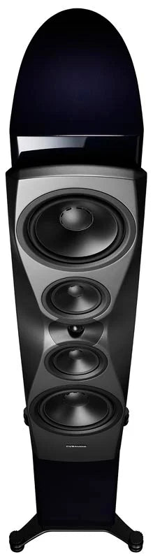 Dynaudio Confidence 60 Floorstanding Speaker (Pair) in sleek black design showcasing powerful drivers.