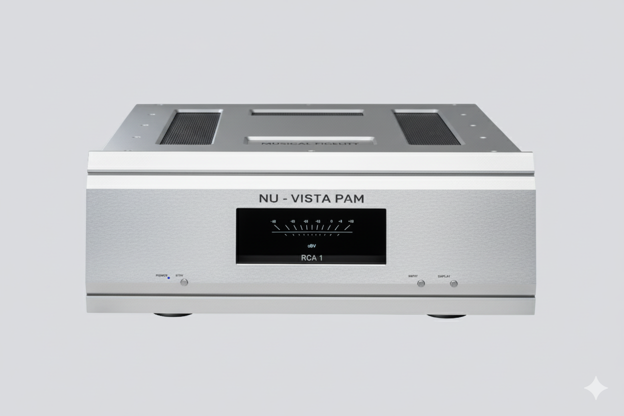 Musical Fidelity Nu-Vista PAM Fully Balanced Discrete Mono Power Amplifier with Separate PSU