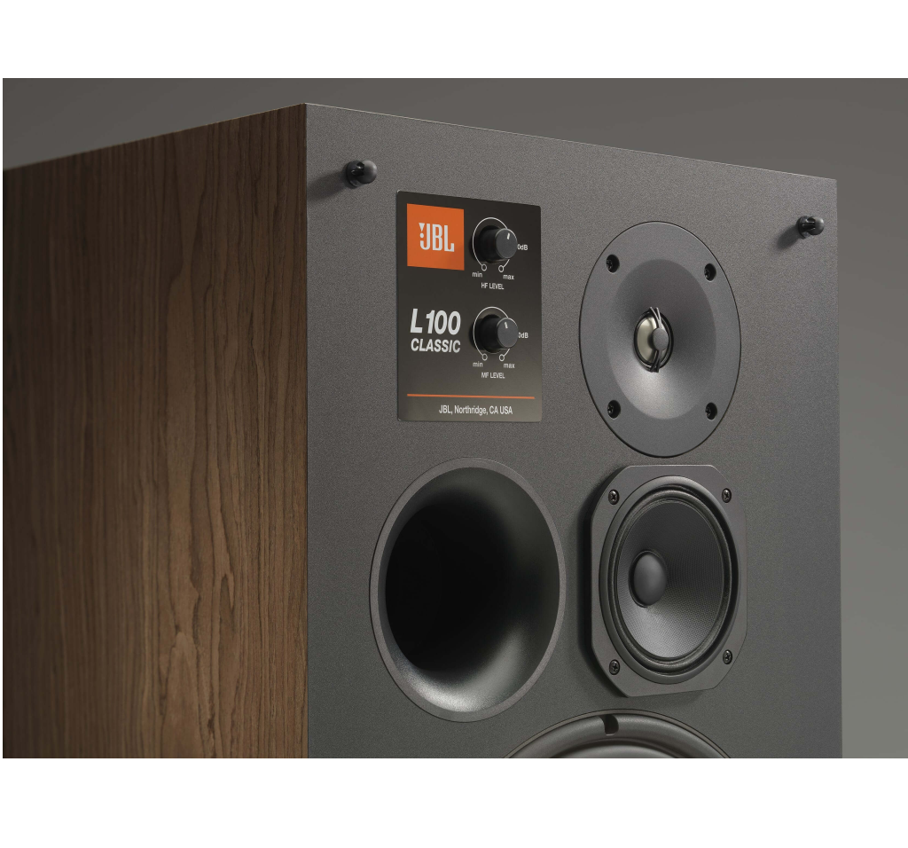 JBL L100 Classic 12" 3-Way Bookshelf Speakers (Pair) - Safe and Sound HQ
