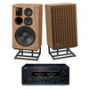 JBL L100 Classic 80 3-Way 80th Anniversary Loudspeaker Pair and Yamaha A-S3200 Integrated Amp Bundle