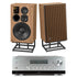 JBL L100 Classic 80 3-Way 80th Anniversary Loudspeaker Pair and Yamaha R-N2000A Stereo Receiver Bundle