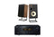 JBL L100 Classic 12" 3-Way Bookshelf Speaker Pair with Yamaha A-S2200 Black Integrated Amplifier Bundle - Safe and Sound HQ