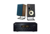 JBL L100 Classic 12" 3-Way Bookshelf Speaker Pair with Yamaha A-S2200 Black Integrated Amplifier Bundle - Safe and Sound HQ