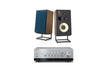 JBL L100 Classic 12" 3-Way Bookshelf Speaker Pair with Yamaha R-N1000A Stereo Receiver Bundle - Safe and Sound HQ