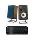 JBL L100 Classic 12" 3-Way Bookshelf Speaker Pair with Yamaha R-N800A Stereo Receiver Bundle - Safe and Sound HQ